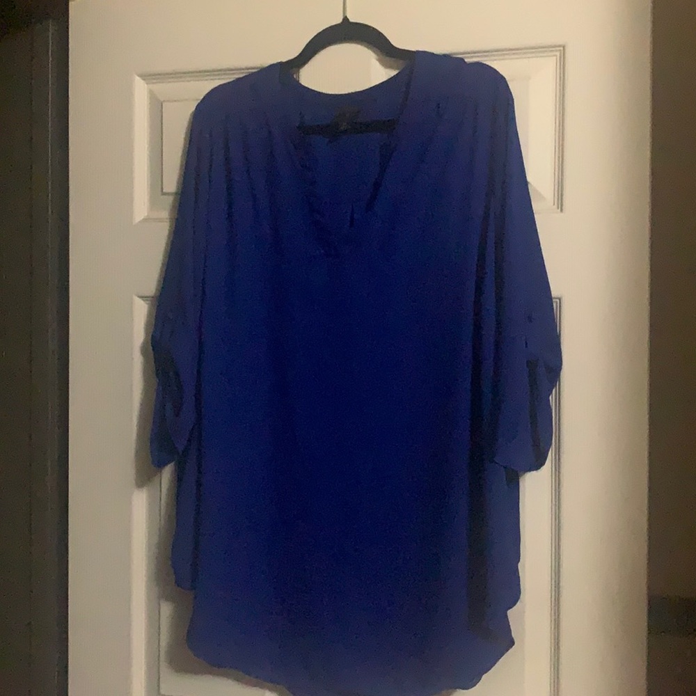 Worthington Blue Blouse 3XL